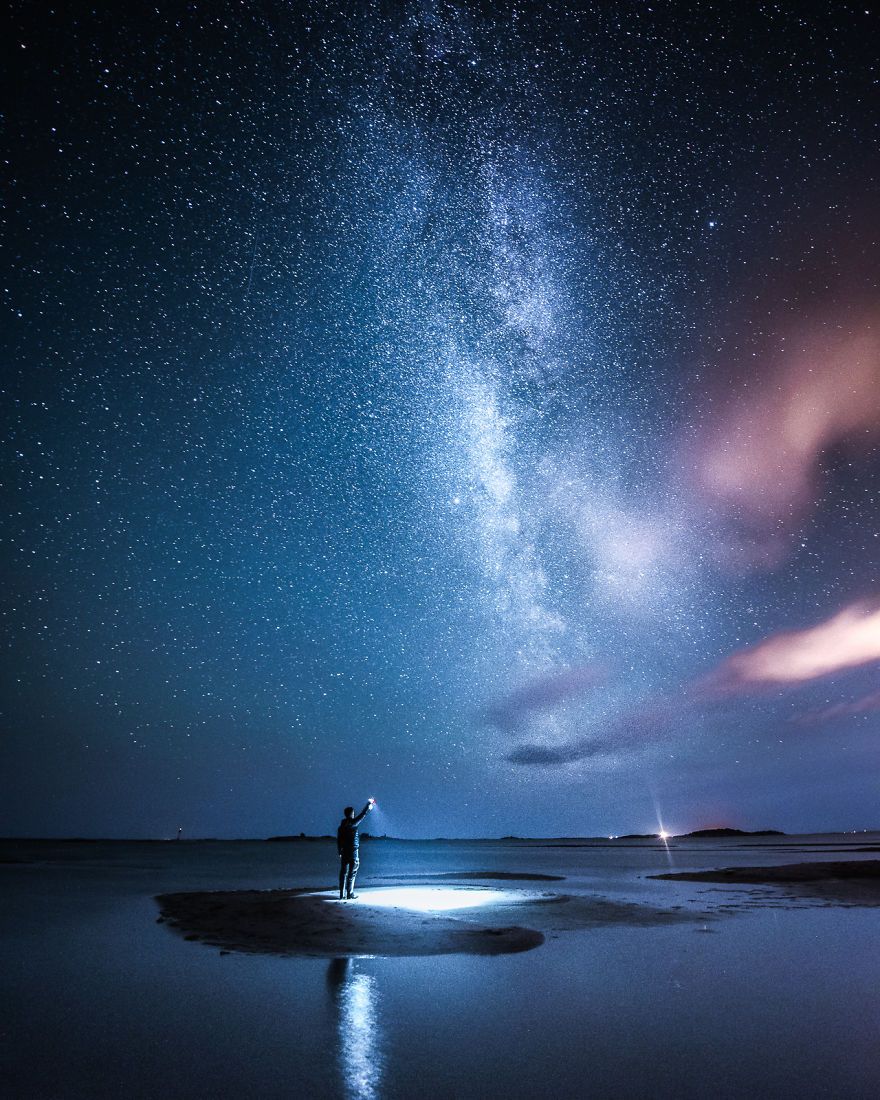 在"世界的尽头"芬兰拍摄的绝美星空:夜空原来如此美丽