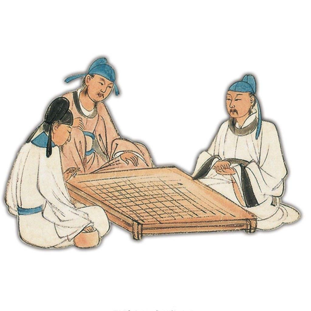 古代帝王多爱下棋,而且下围棋的不乏其人.