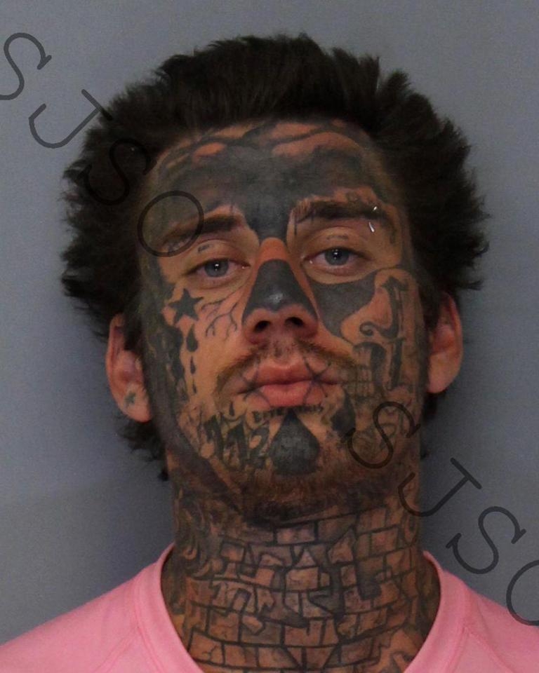 25岁男孩8年9次被捕,纹身逐渐覆盖全脸警察咋舌