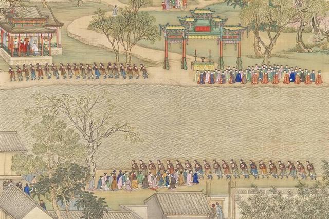 对比康熙与乾隆的南巡图，你就知道游玩和体察民情的区别了