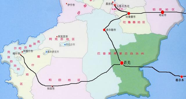 中国最大的县若羌,境内有楼兰古城和罗布泊