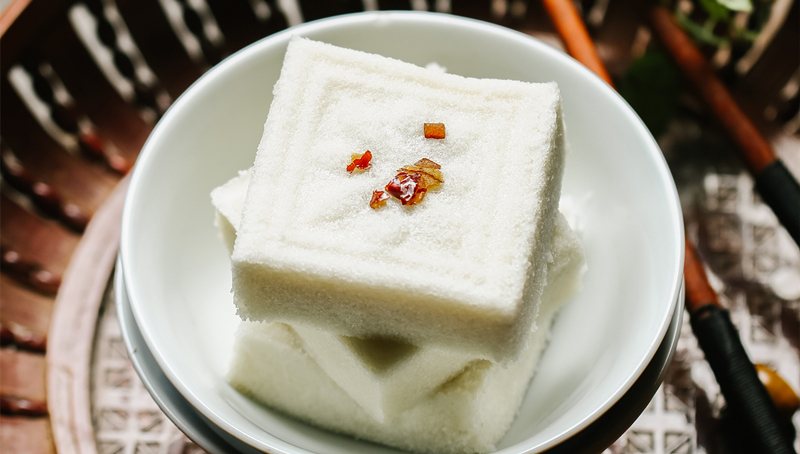 简单易做的白玉方糕,软软甜甜的,谁吃谁喜欢