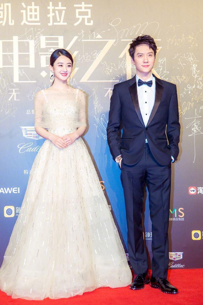 明星红底结婚照比颜值,最好看的依旧是赵丽颖和冯绍峰