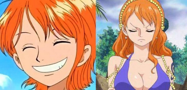 《海贼王》两年后,娜美胸越来越大,裙子也越来越短!
