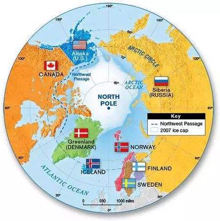 北极洲地图全图高清版图片