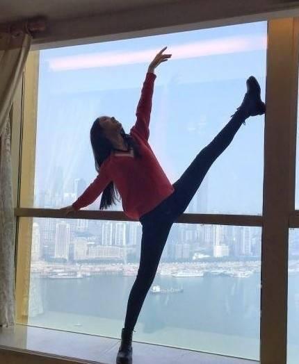 各大女星一字马谁最厉害刘亦菲空中练一字马